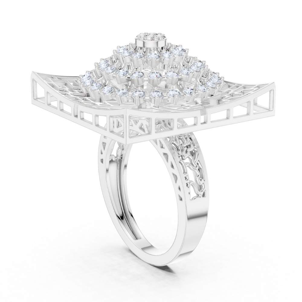 Majestic Mandala Statement Ring