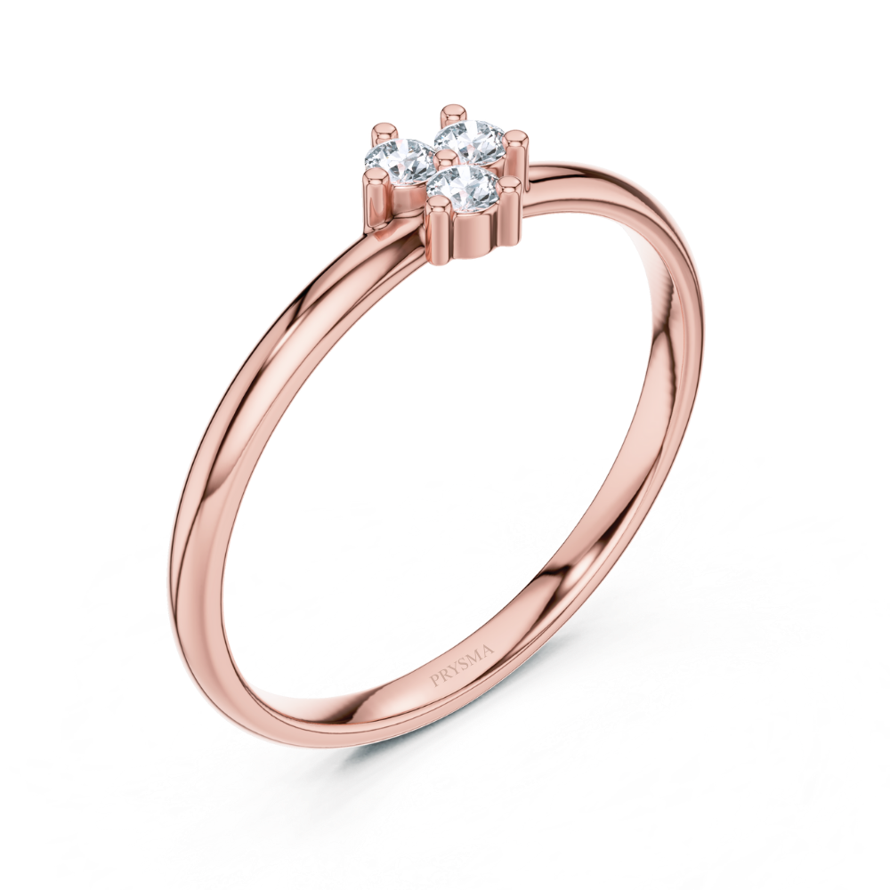 Twin Flame Diamond Ring
