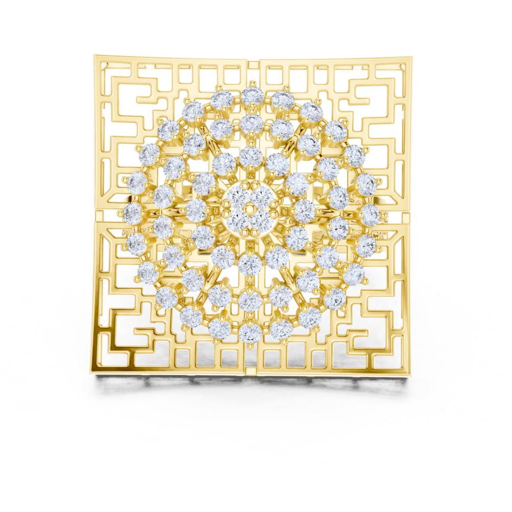 Majestic Mandala Statement Ring