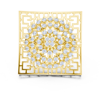 Majestic Mandala Statement Ring
