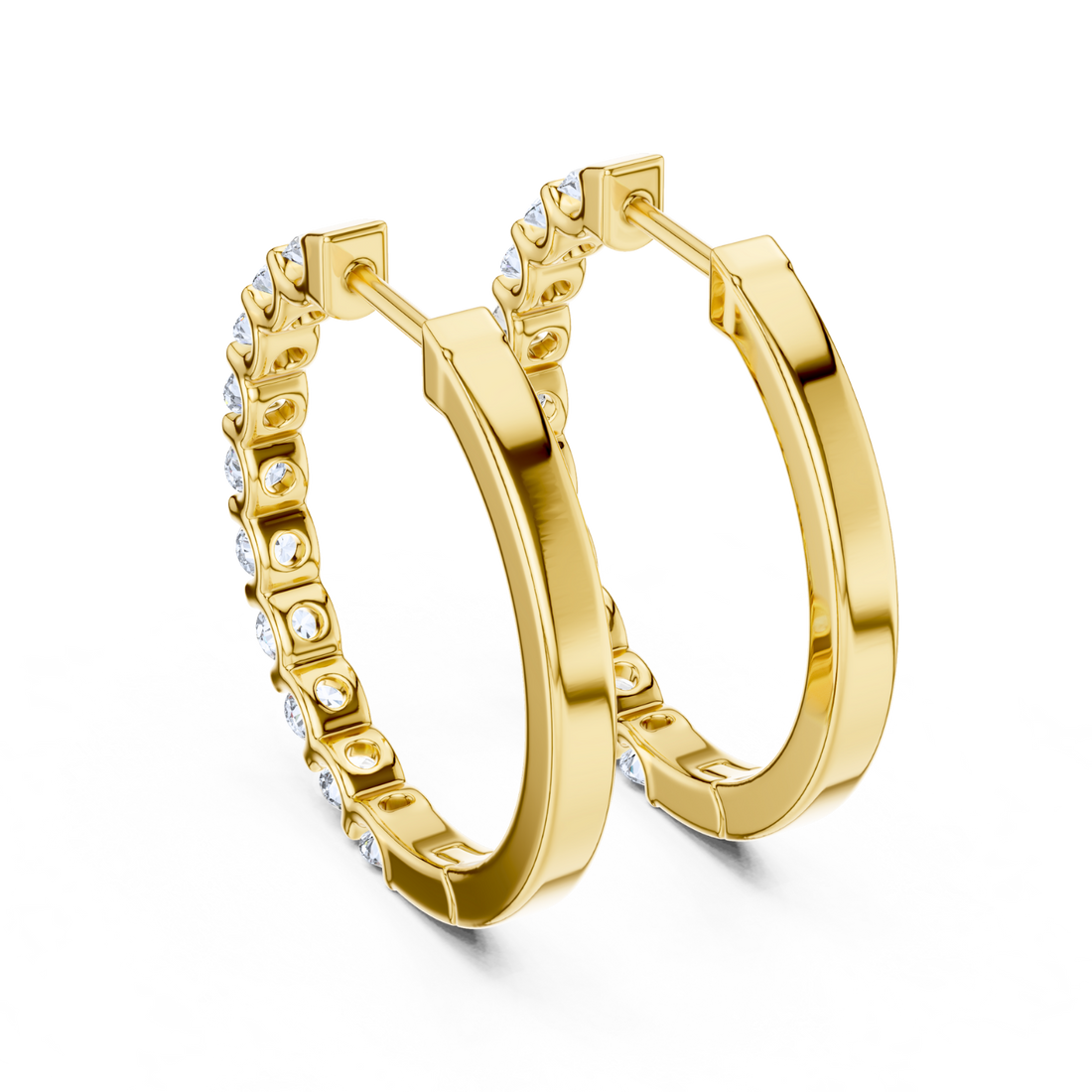 Timeless Brilliance Hoops
