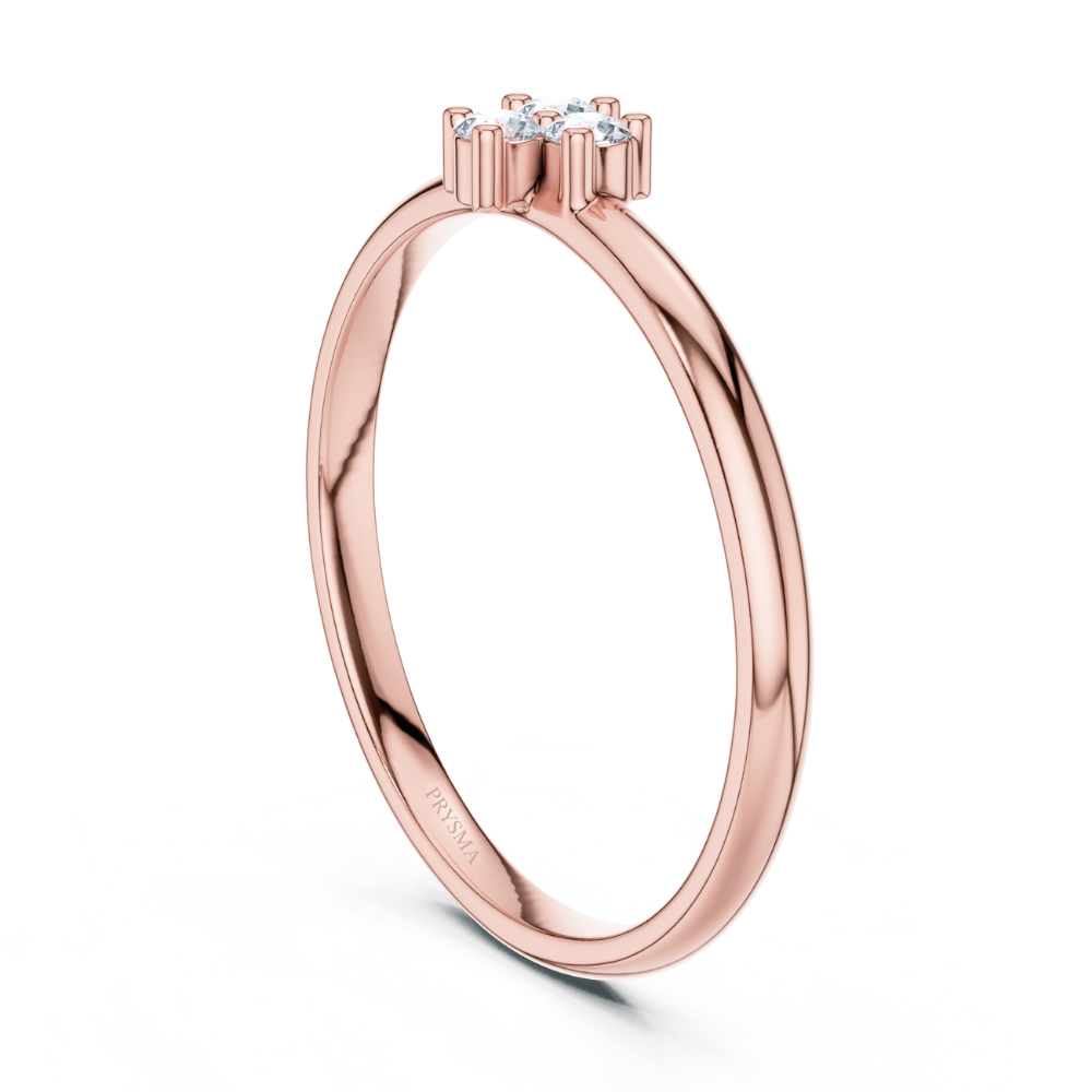 Twin Flame Diamond Ring
