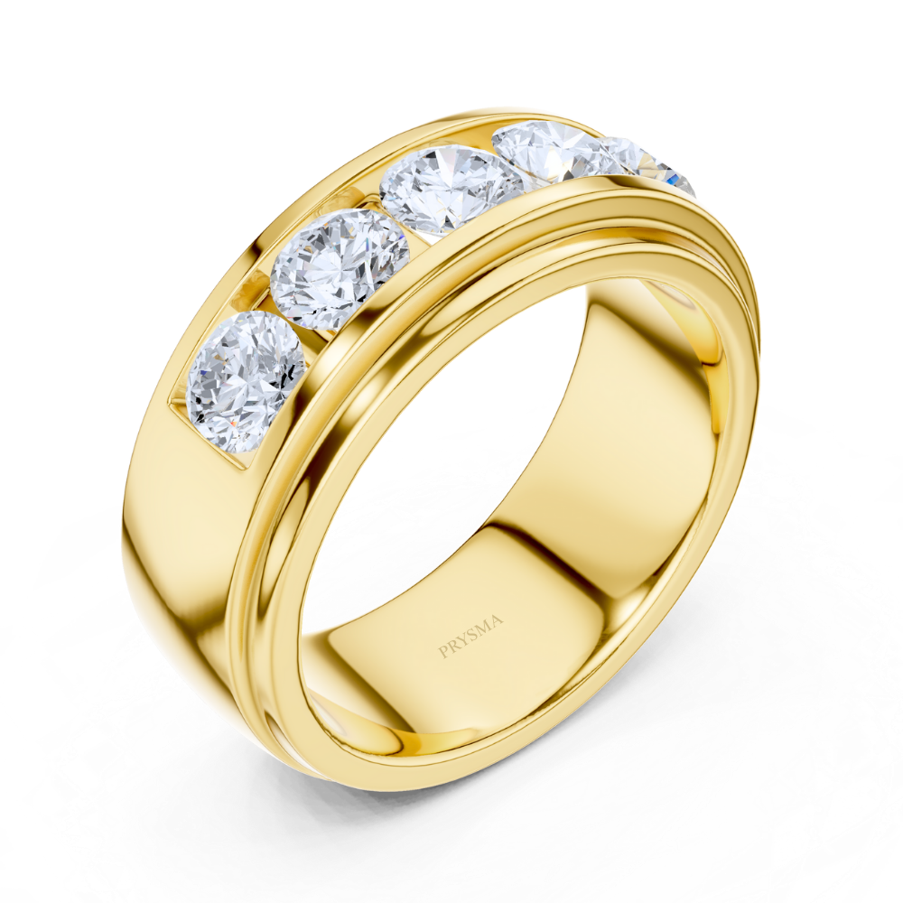 Imperial Channel-Set Diamond Ring