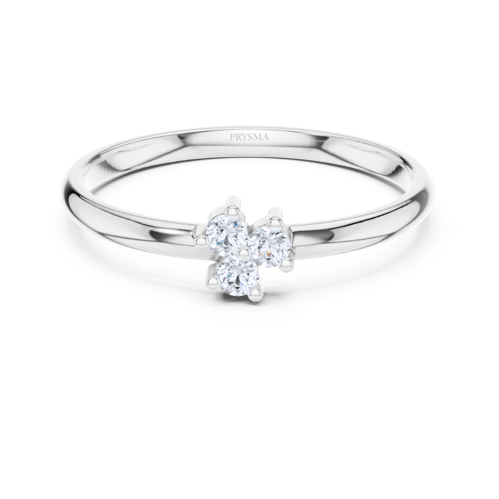 Twin Flame Diamond Ring