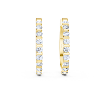 Timeless Brilliance Hoops