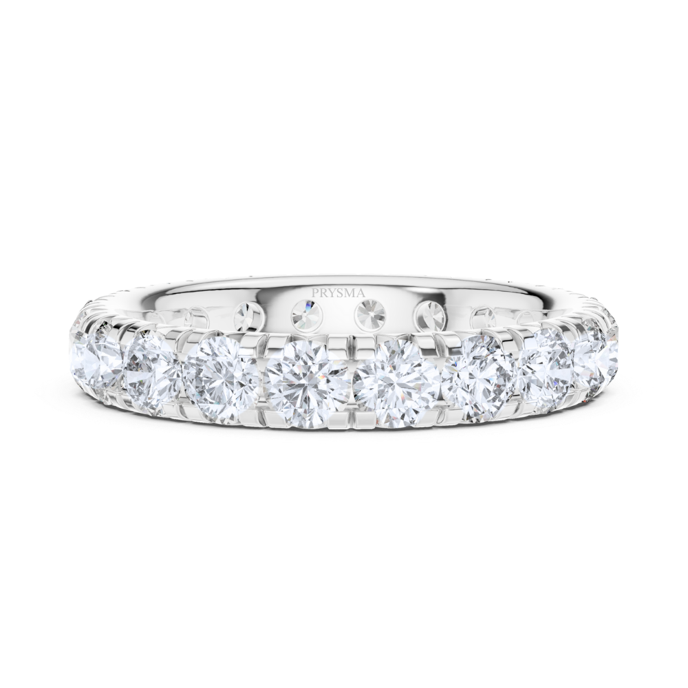 Eternal Brilliance Round Cut Eternity Ring
