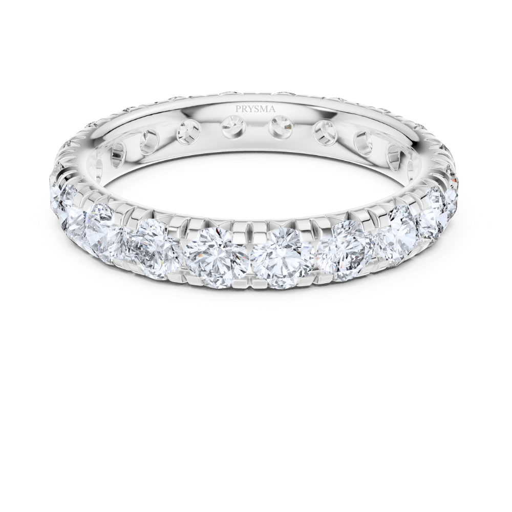 Eternal Brilliance Round Cut Eternity Ring