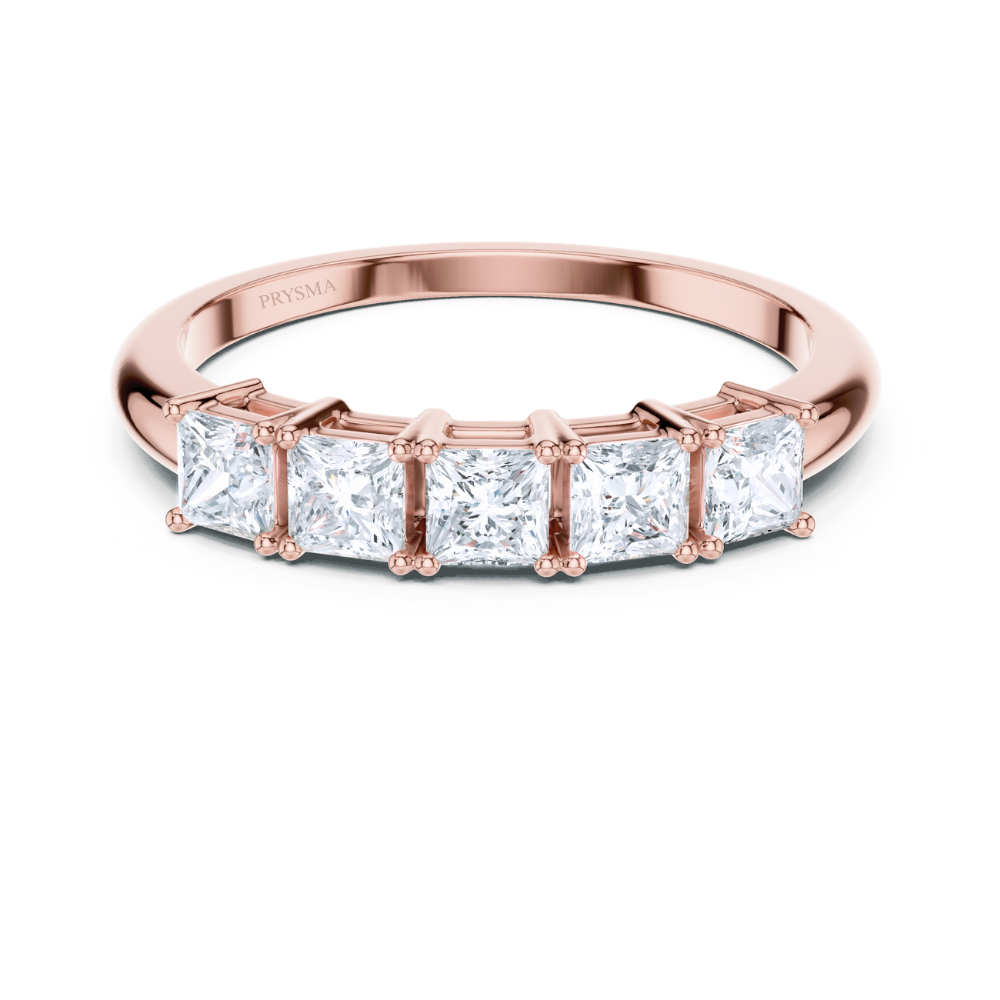 Regalia Five-Stone Princess Cut Diamond Ring