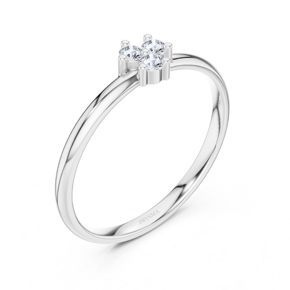 Twin Flame Diamond Ring