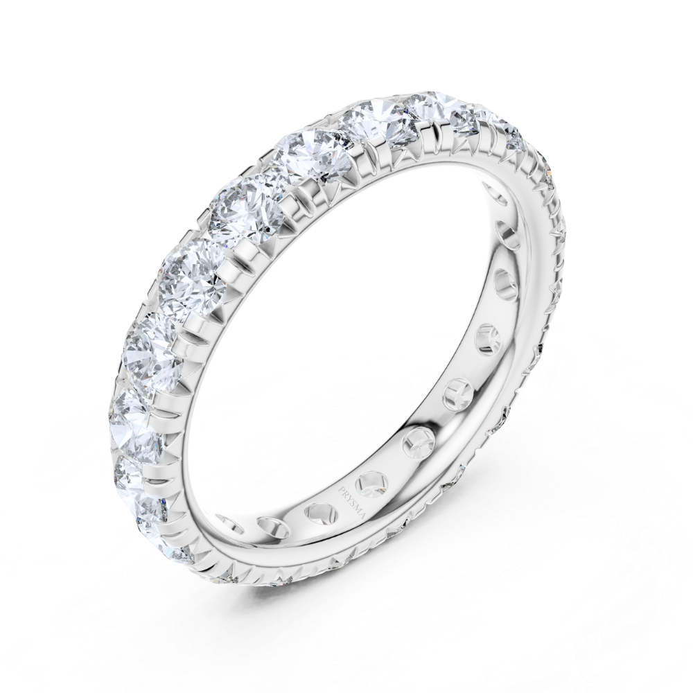 Eternal Brilliance Round Cut Eternity Ring