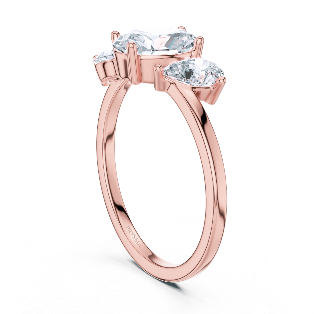 Oval Harmony Trio Ring