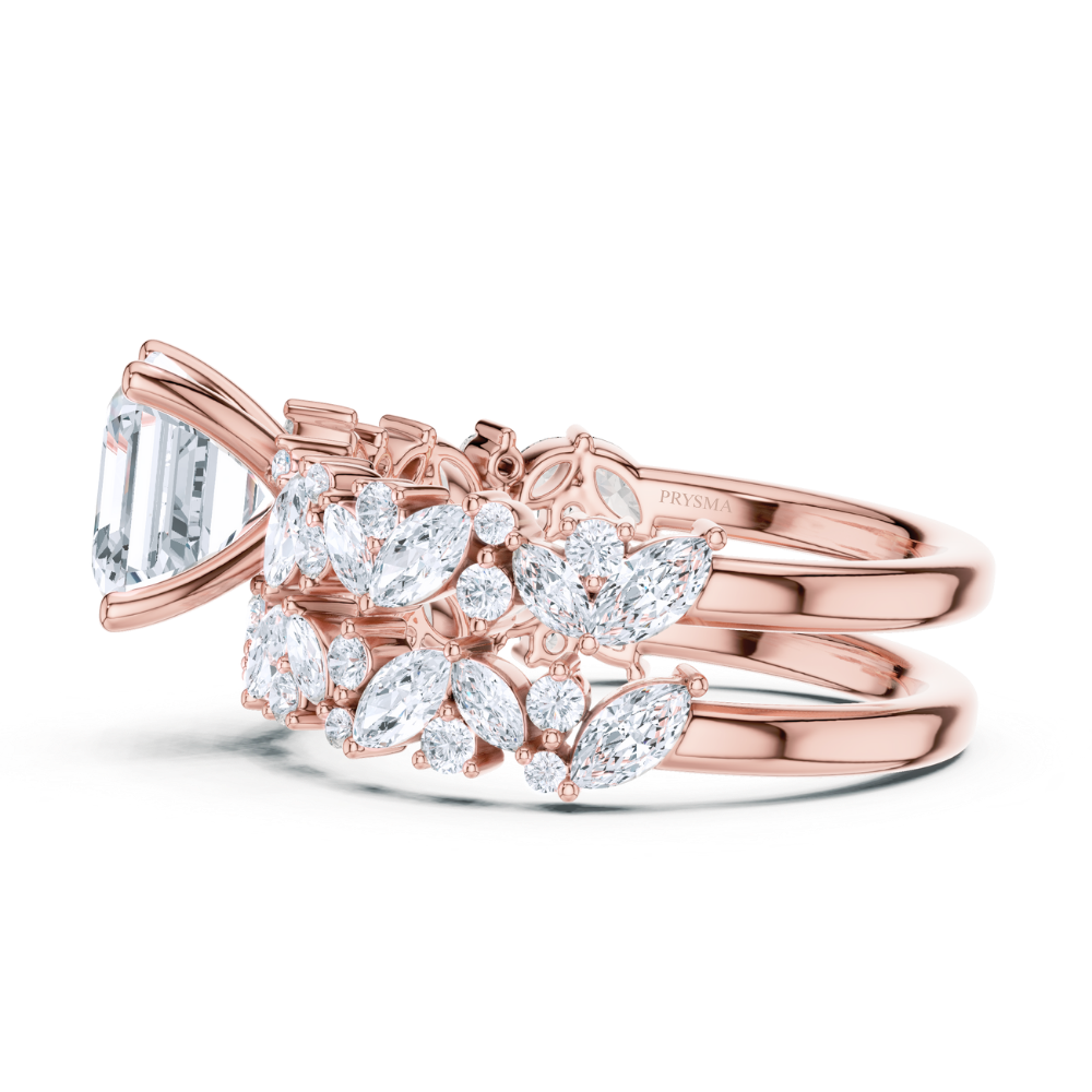 Imperial Grace Emerald Cut Diamond Ring