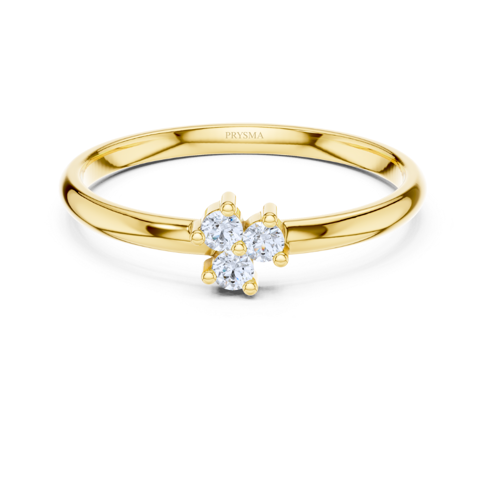 Twin Flame Diamond Ring