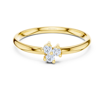 Twin Flame Diamond Ring