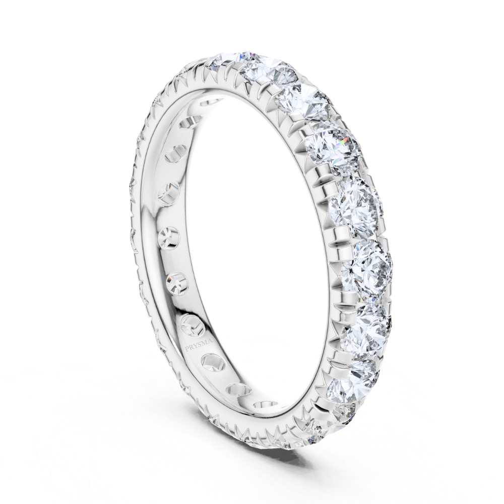 Eternal Brilliance Round Cut Eternity Ring