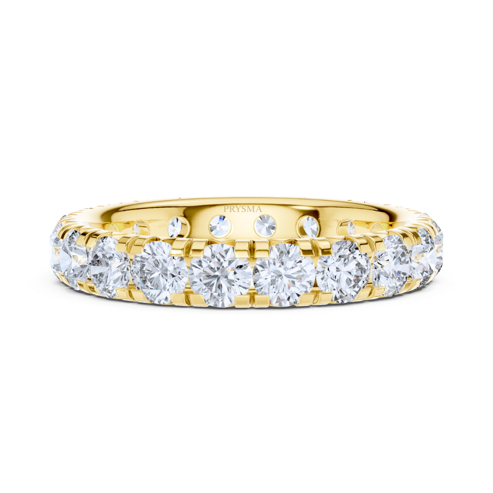 Eternal Brilliance Round Cut Eternity Ring