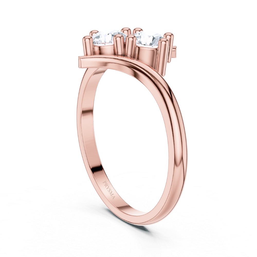 Twin Flame Elegance Ring