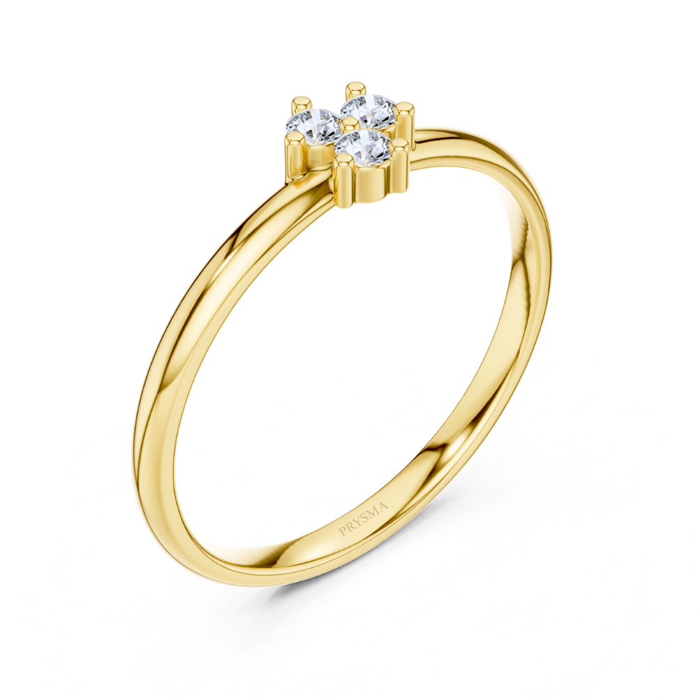 Twin Flame Diamond Ring
