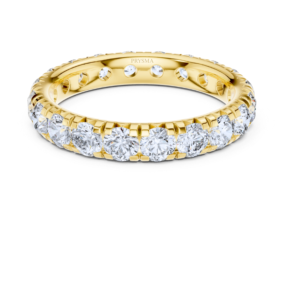 Eternal Brilliance Round Cut Eternity Ring