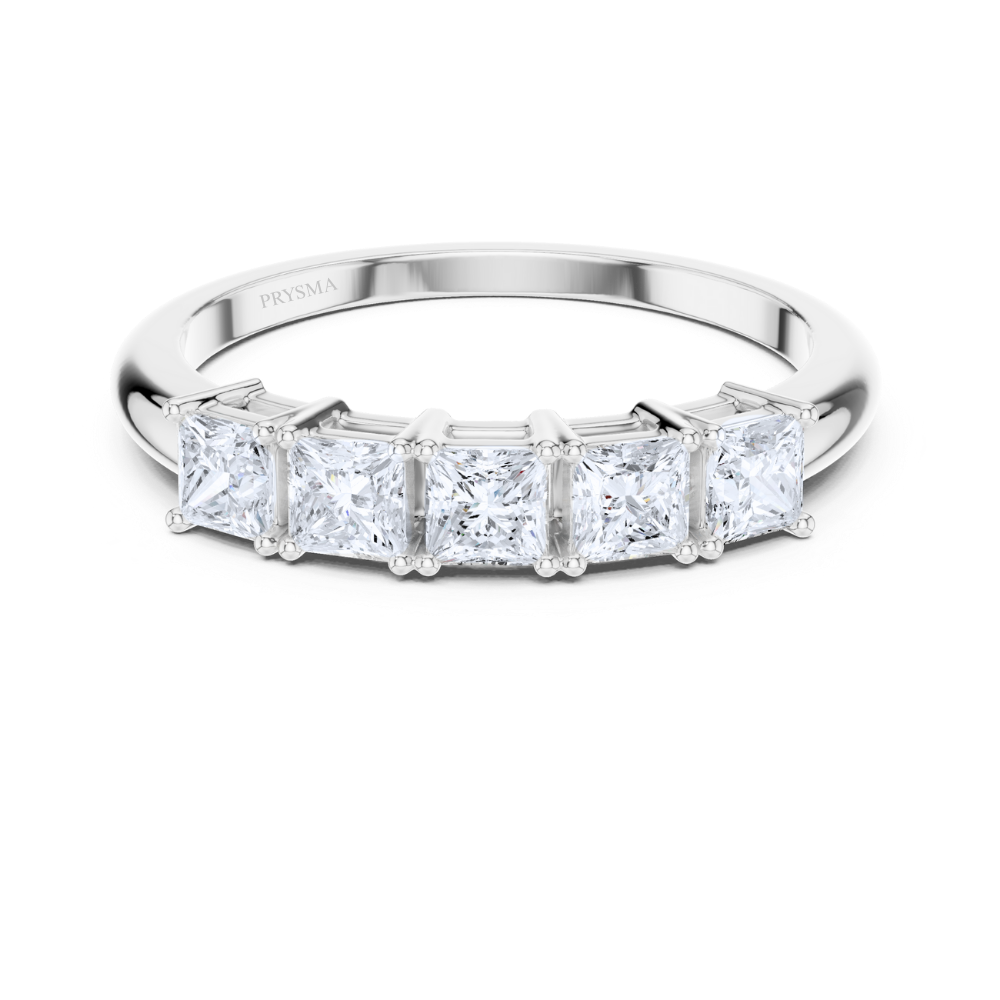 Regalia Five-Stone Princess Cut Diamond Ring