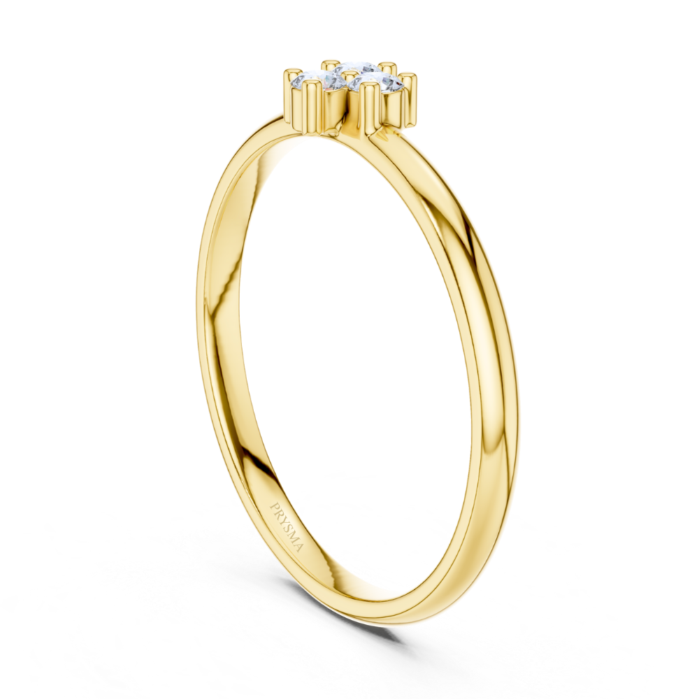 Twin Flame Diamond Ring