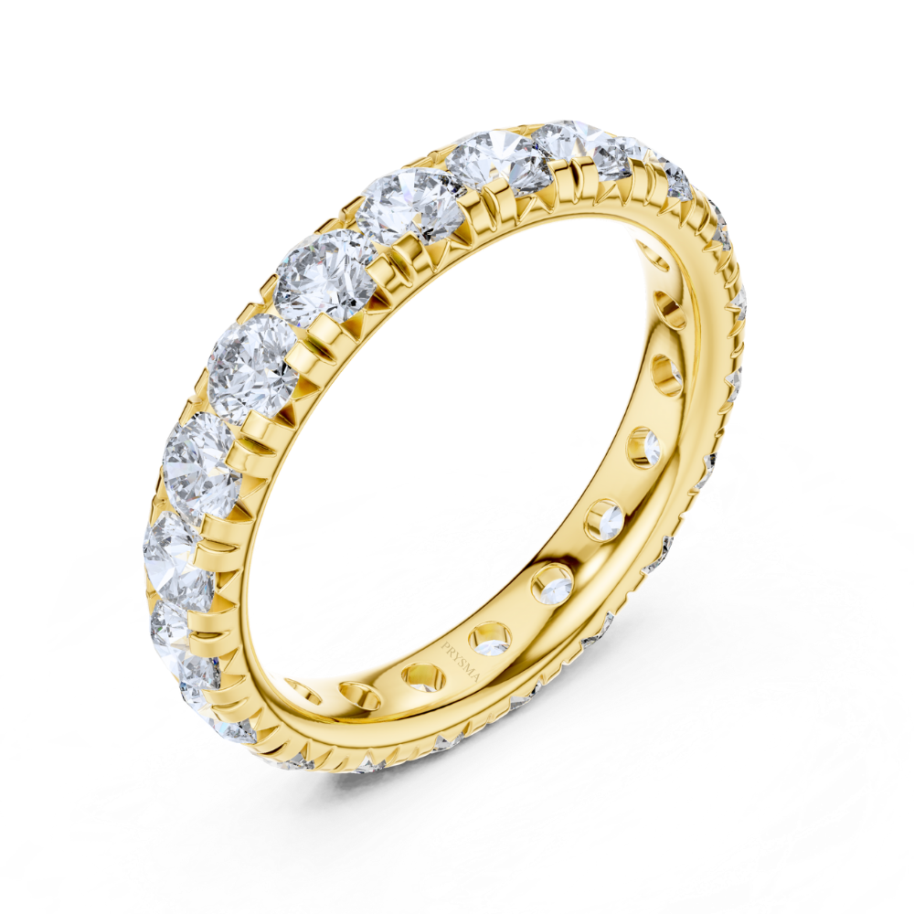 Eternal Brilliance Round Cut Eternity Ring