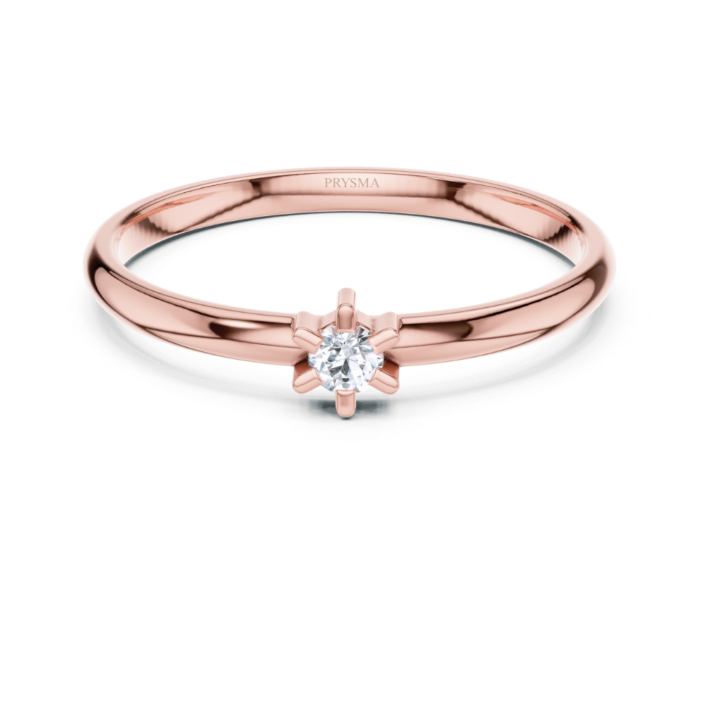 Solara Diamond Solitaire Ring