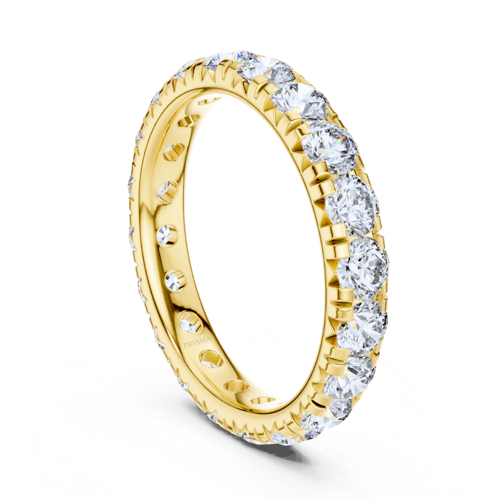 Eternal Brilliance Round Cut Eternity Ring
