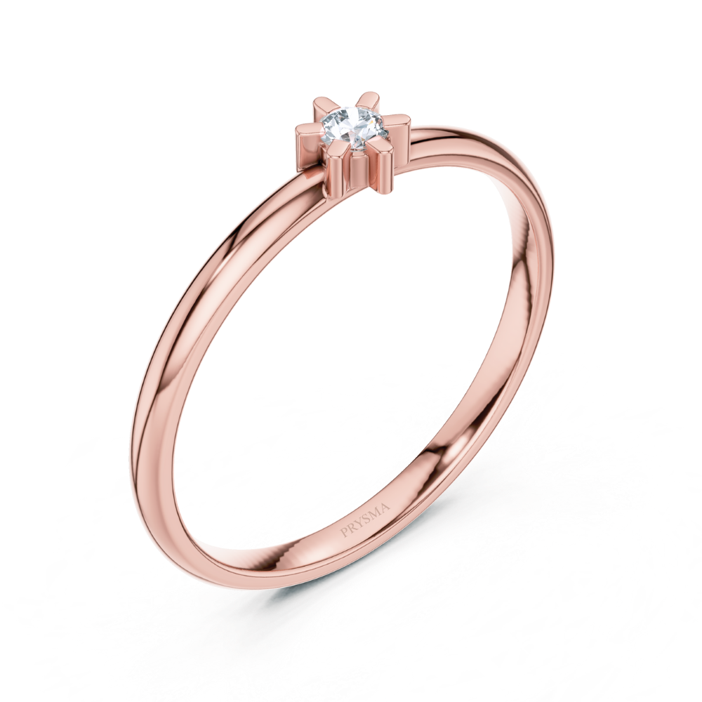 Solara Diamond Solitaire Ring