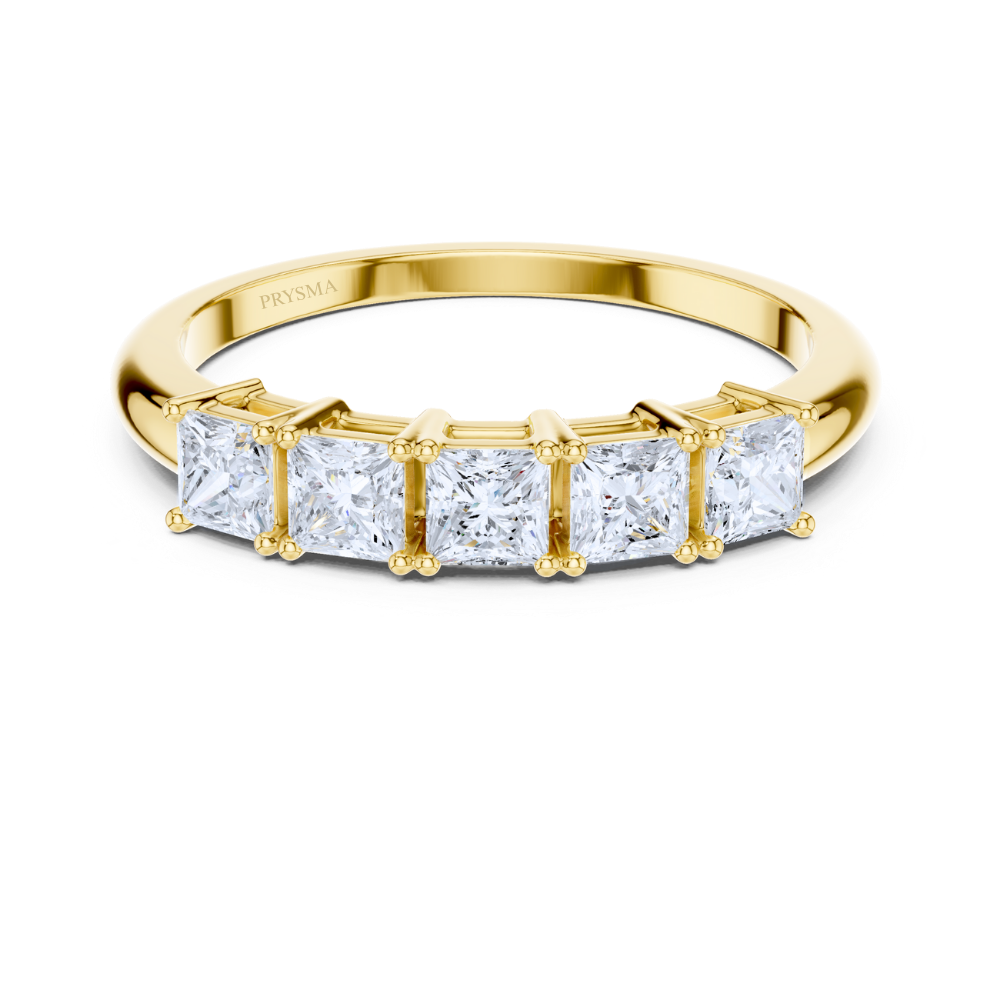 Regalia Five-Stone Princess Cut Diamond Ring