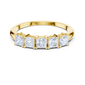 Regalia Five-Stone Princess Cut Diamond Ring