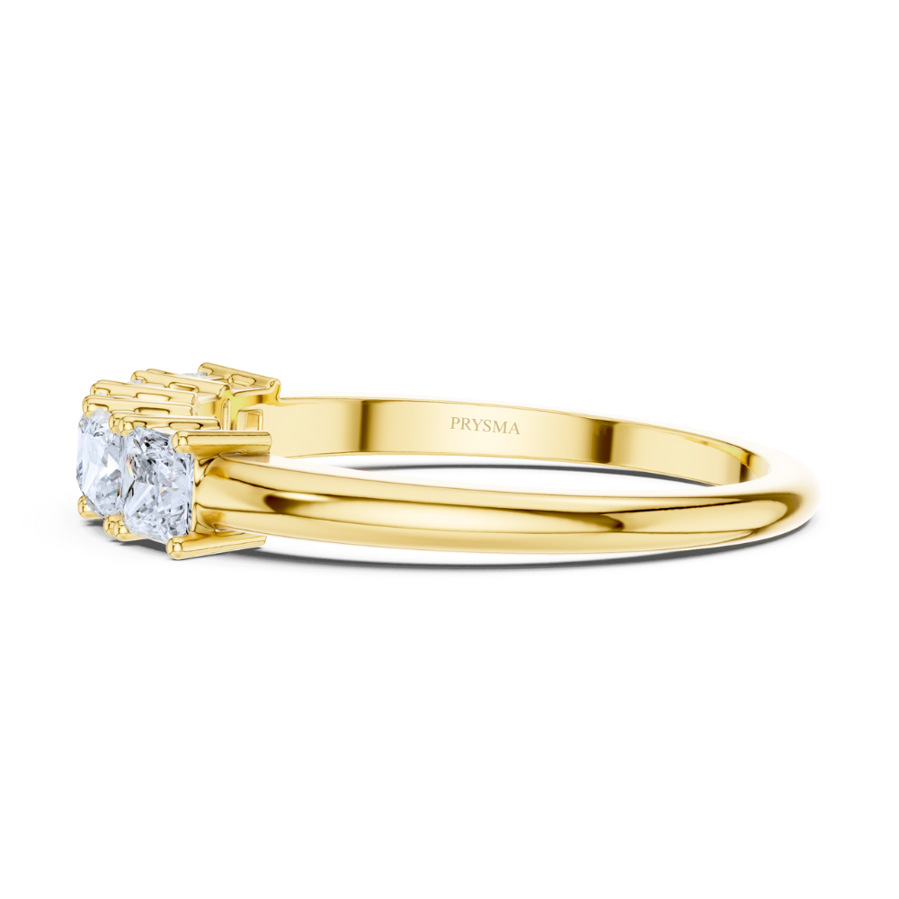 Regalia Five-Stone Princess Cut Diamond Ring