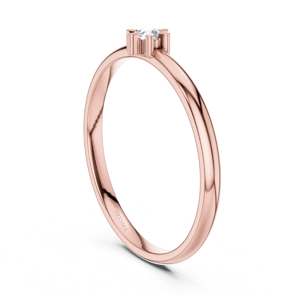 Solara Diamond Solitaire Ring