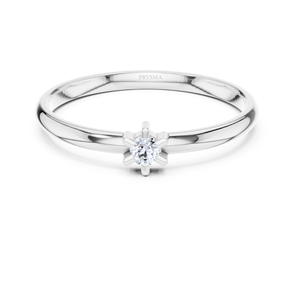 Solara Diamond Solitaire Ring