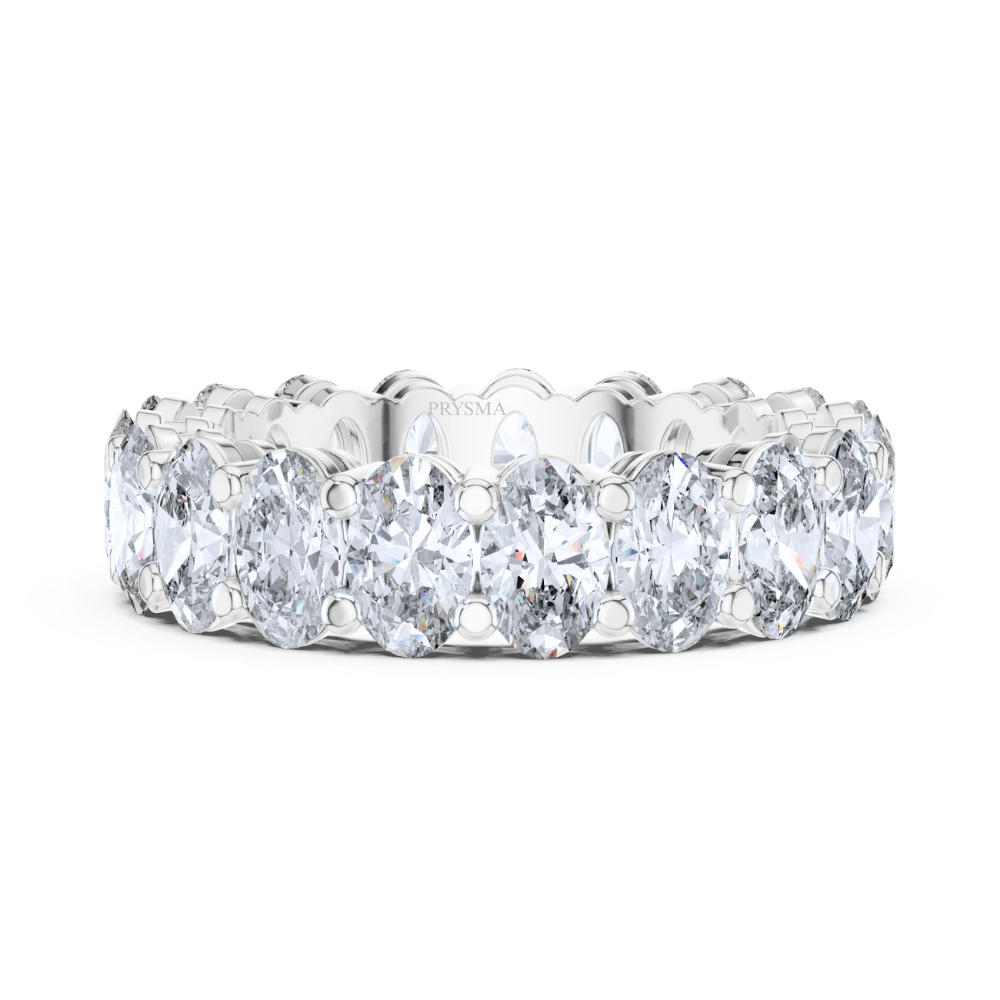 Grandeur Oval Diamond Eternity Ring