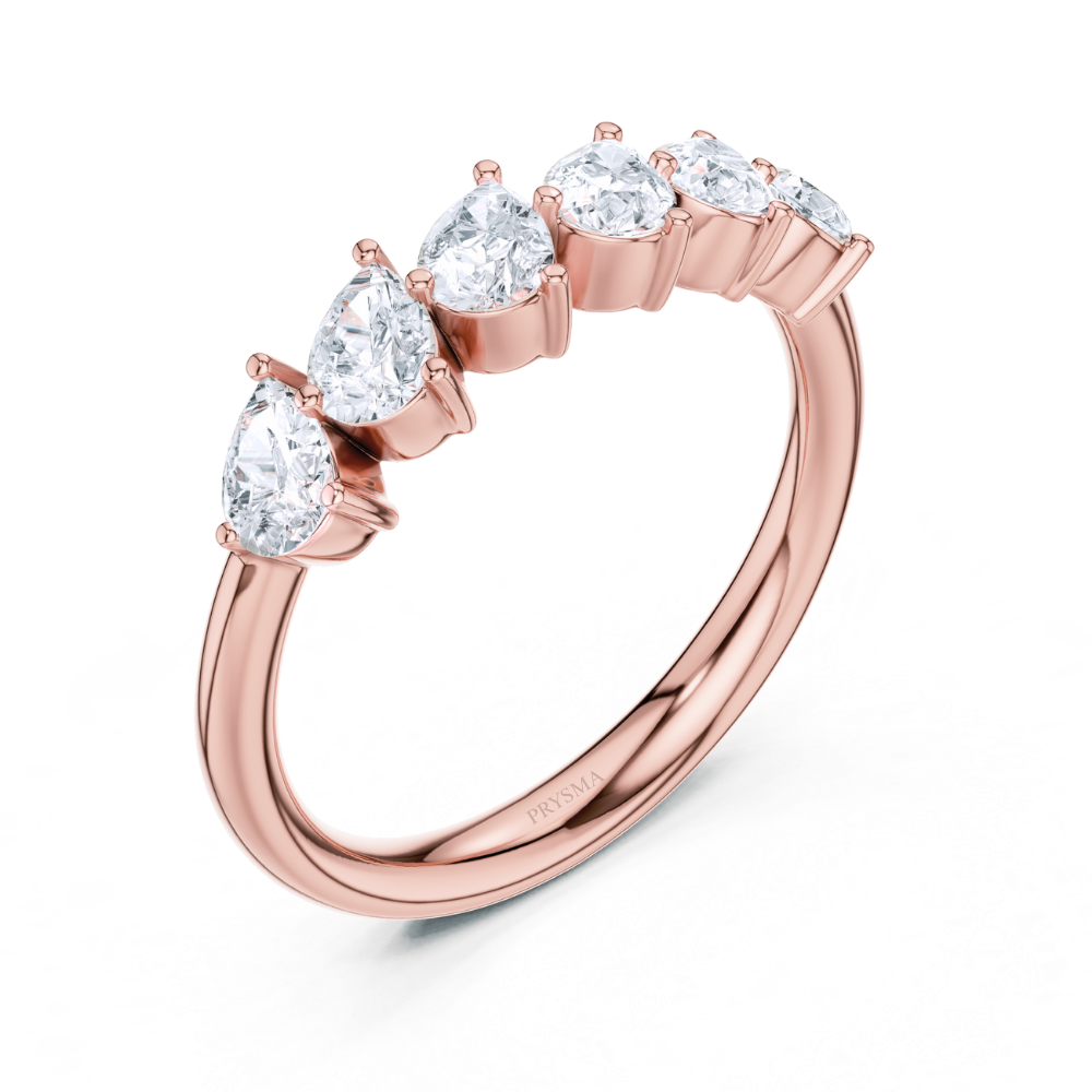 Pear Brilliance Anniversary Ring