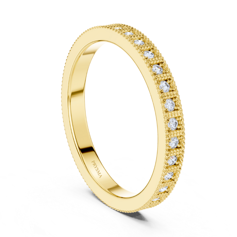 Vintage Milgrain Elegance Ring