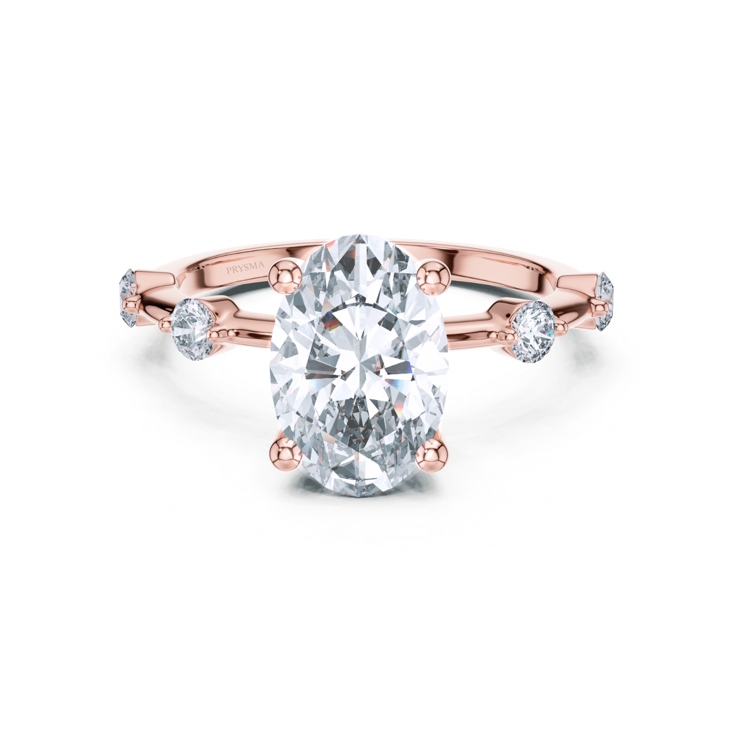 Celestial Elegance Oval Diamond Ring