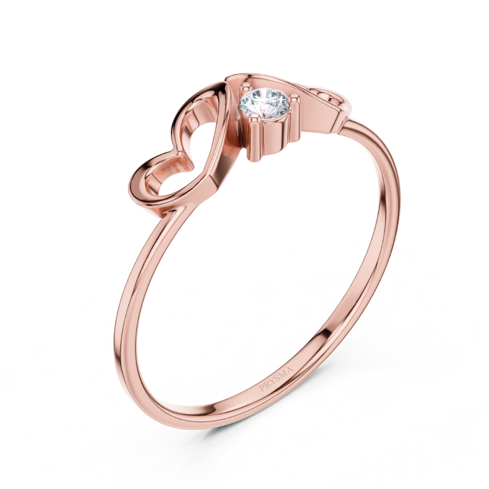 Twin Hearts Promise Ring