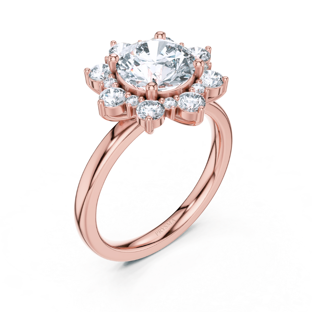 Solara Round Bloom Ring
