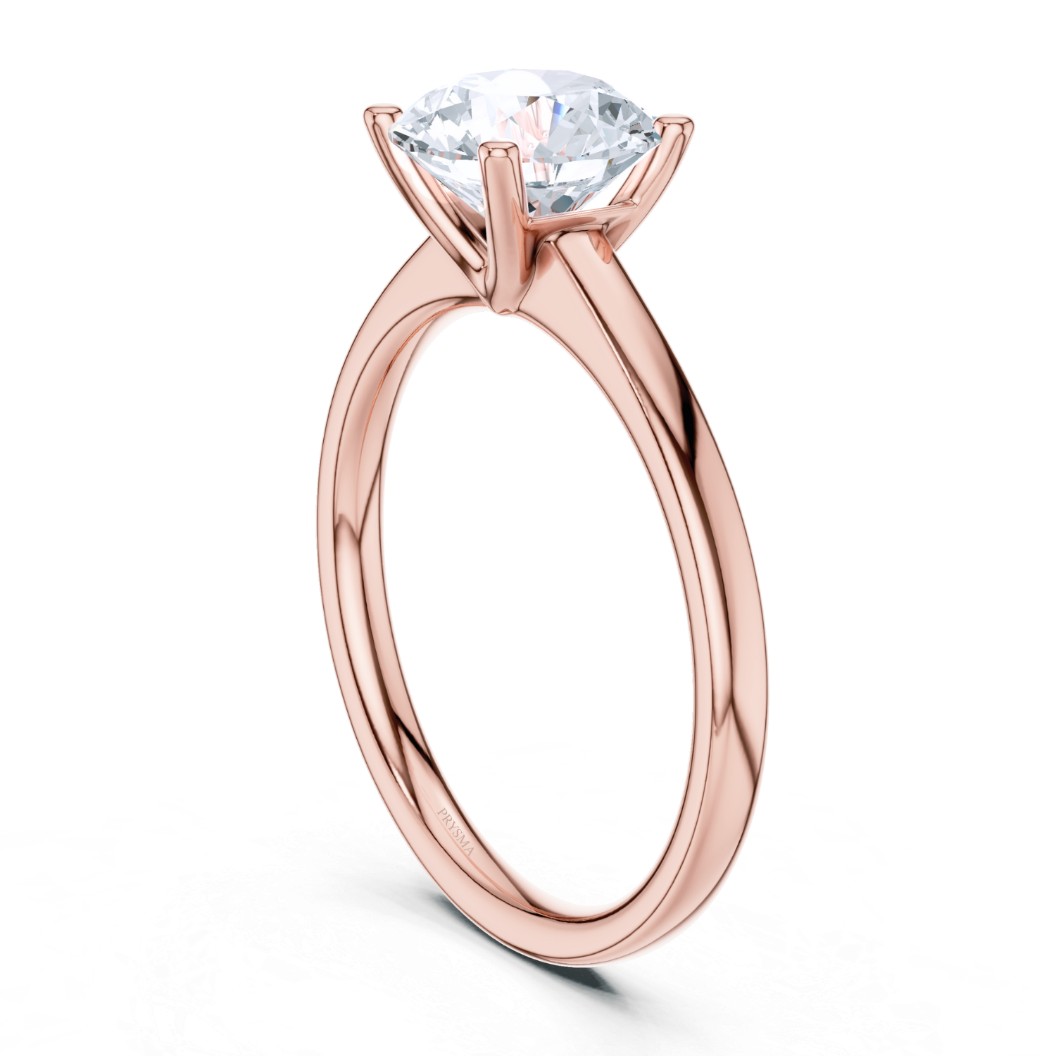 Four-Prong Solitaire Ring