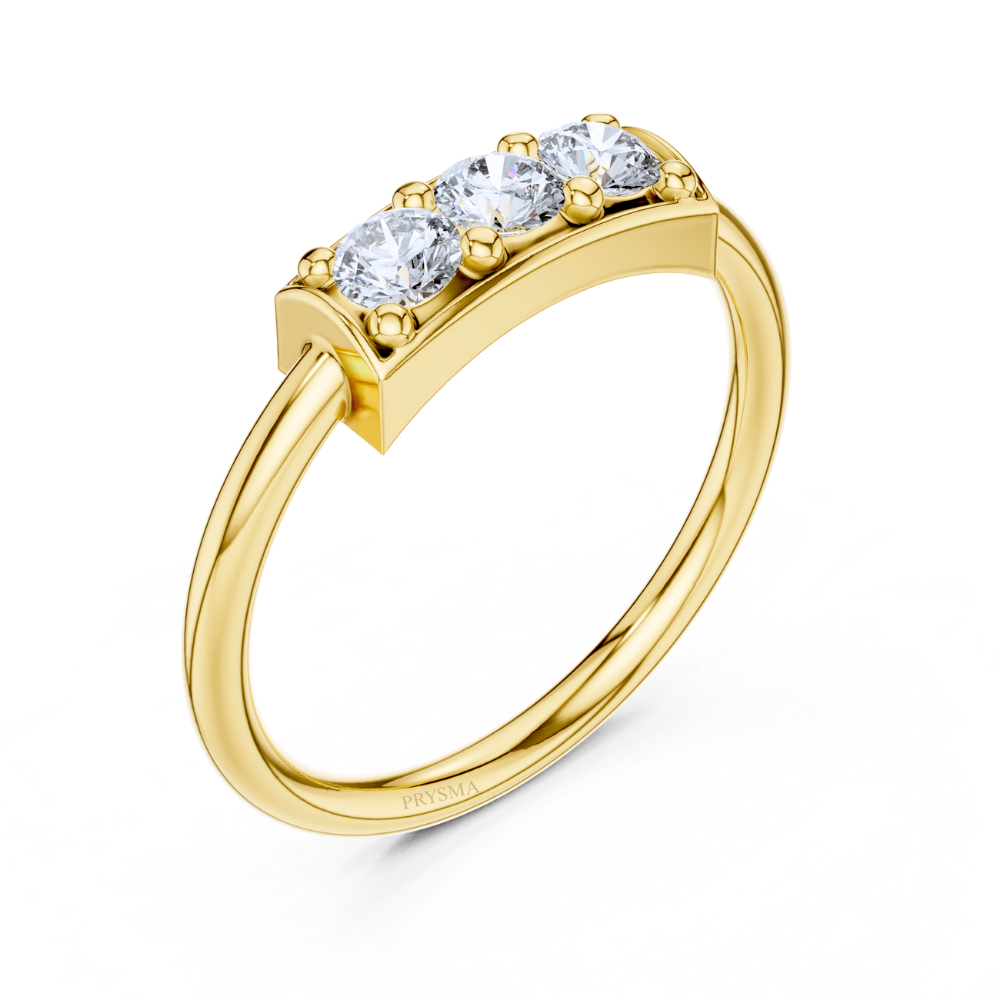 Triad Brilliance Bar Ring