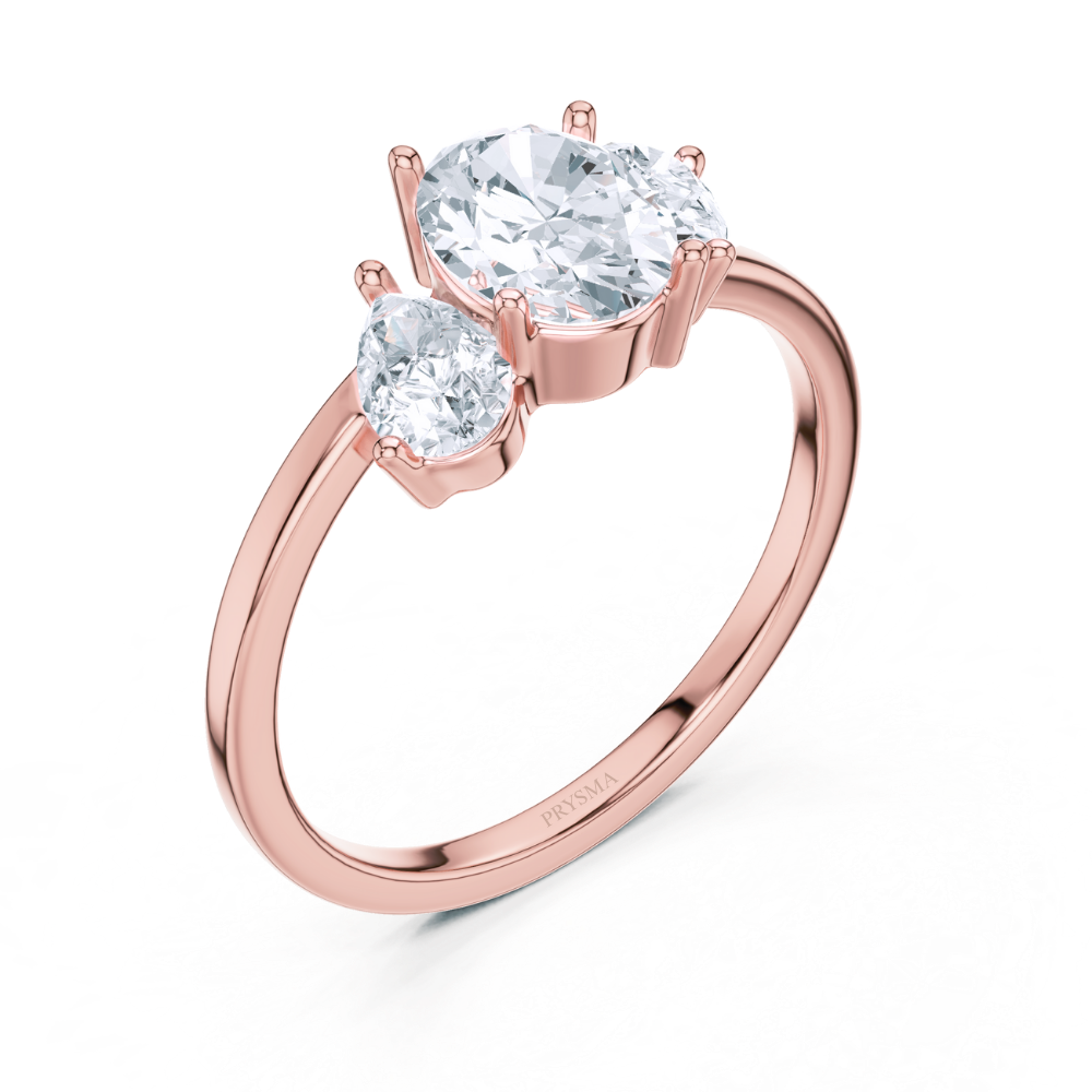 Oval Harmony Trio Ring