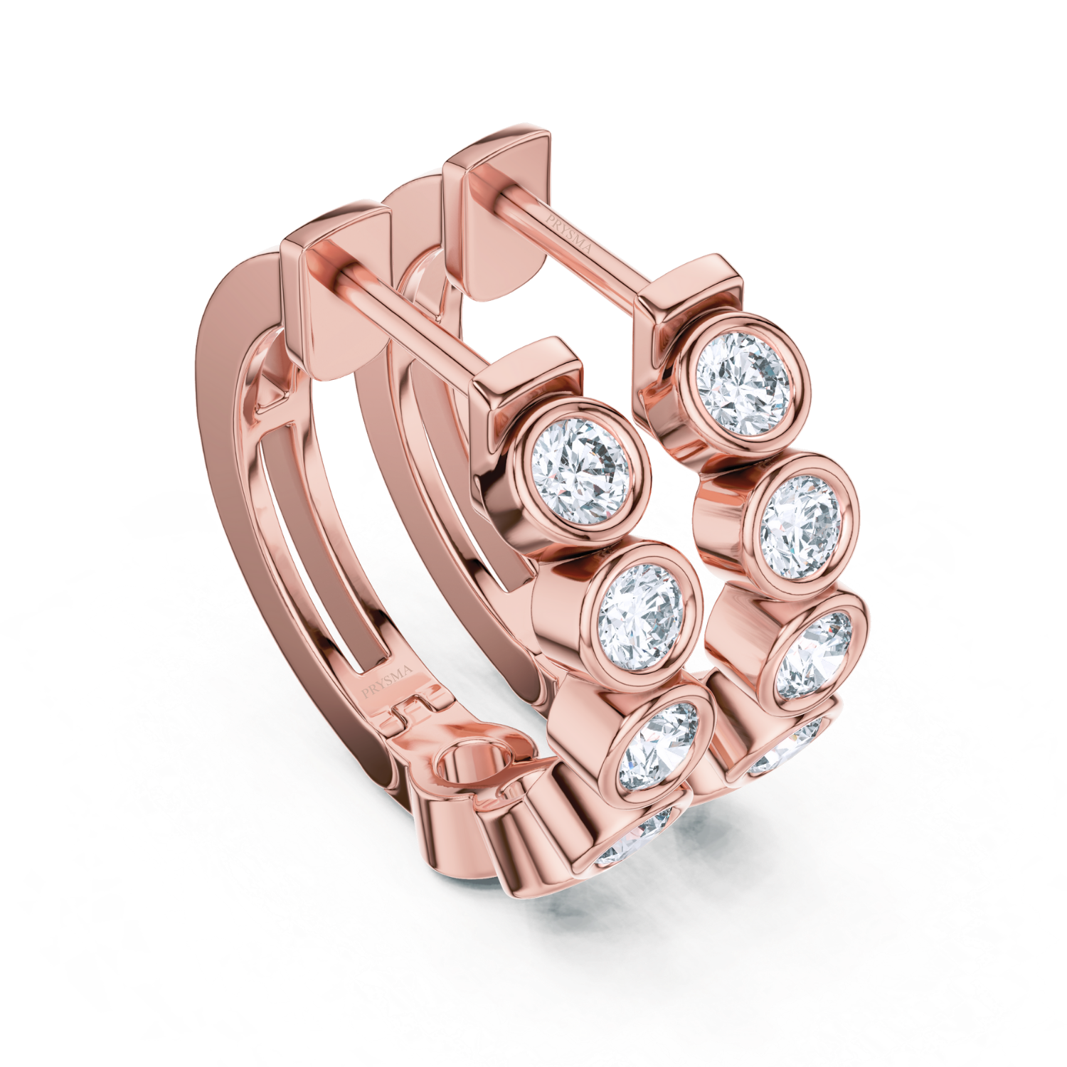 Radiance Diamond Hoop Earrings