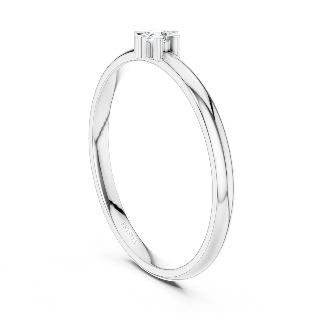 Solara Diamond Solitaire Ring