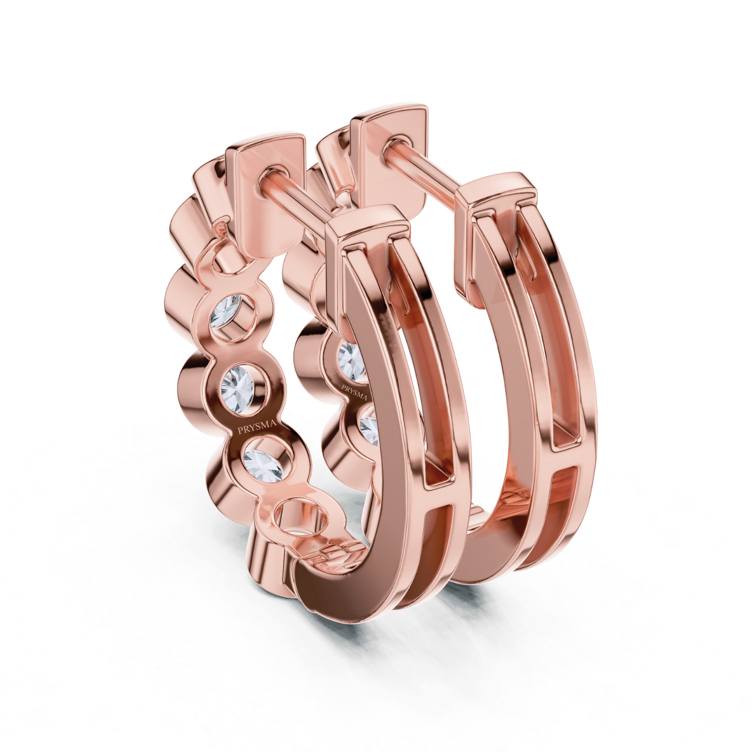Radiance Diamond Hoop Earrings