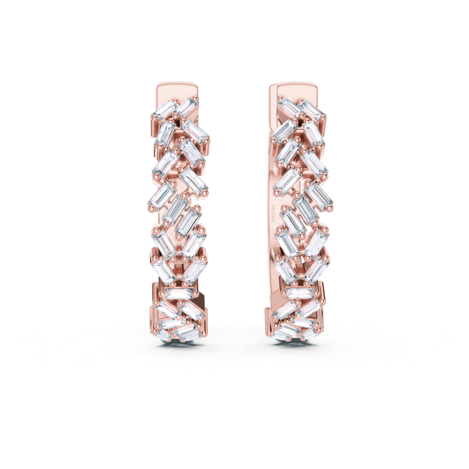 Ethereal Baguette Hoops