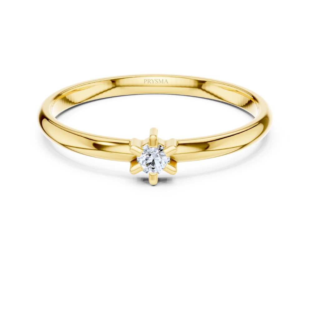 Solara Diamond Solitaire Ring