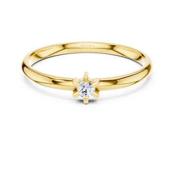 Solara Diamond Solitaire Ring