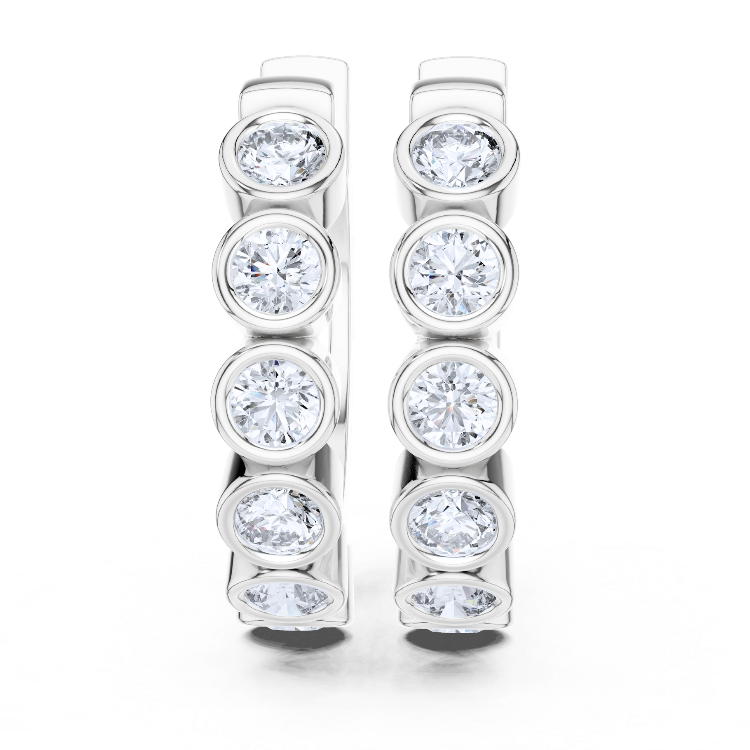 Radiance Diamond Hoop Earrings